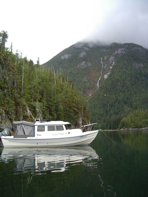 Anchored at Eucott Bay