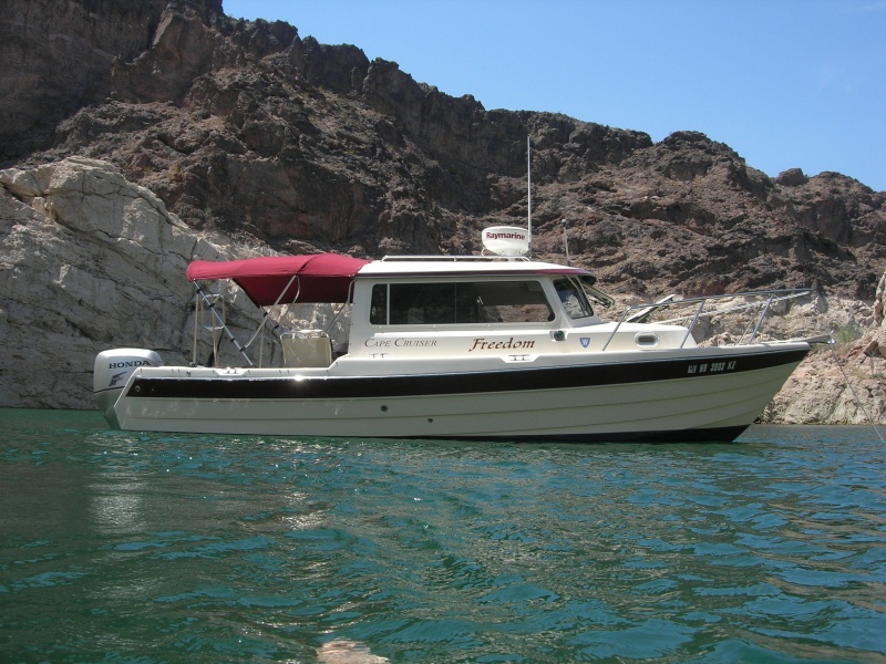 Anchored at our favorite hidden cove nearby "The Narrows."