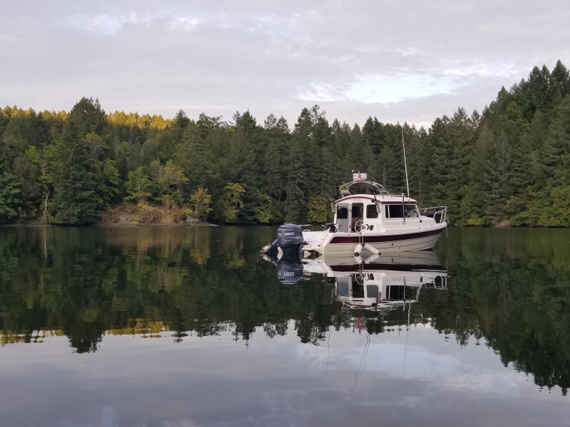 Anchored in Todd Inlet