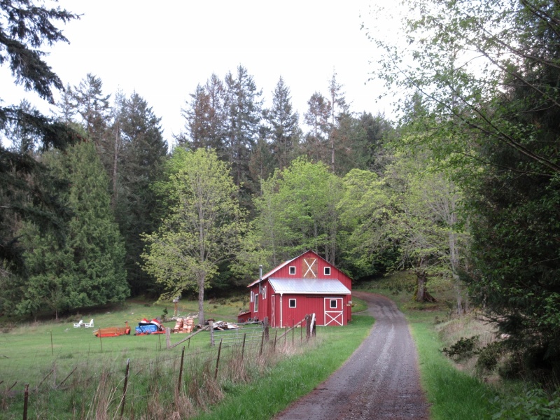 And a matching red barn of course