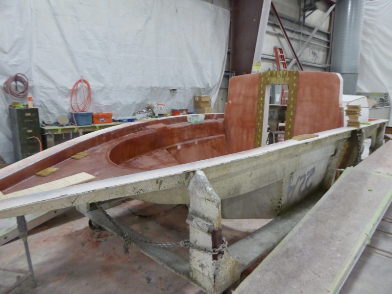 Angler 22 deck in the mold