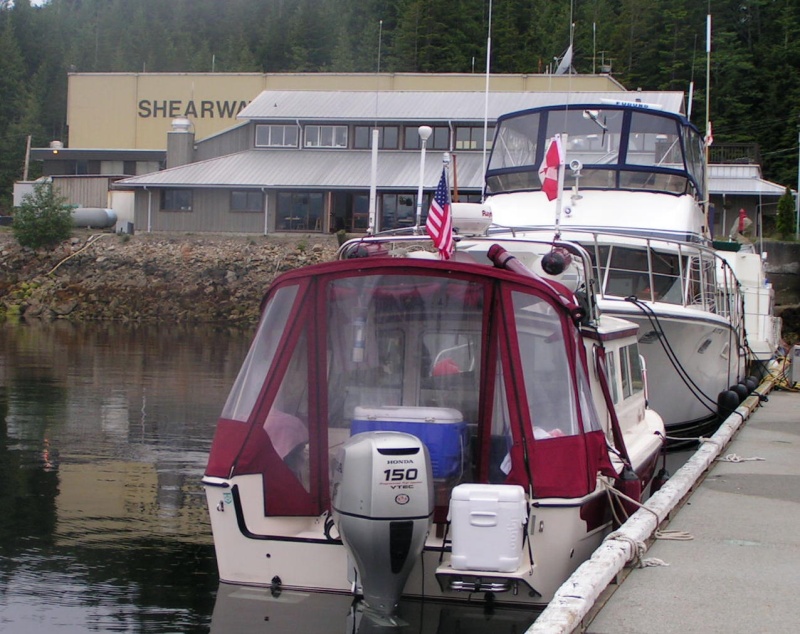 Anna Leigh on dock at Shearwater 6-14-06