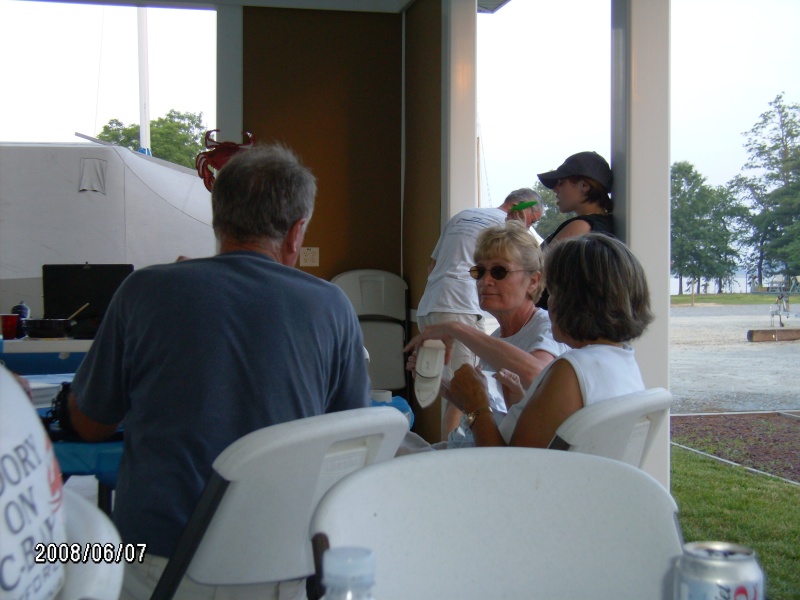Anne,Jim and Sandy enjoying the gathering..