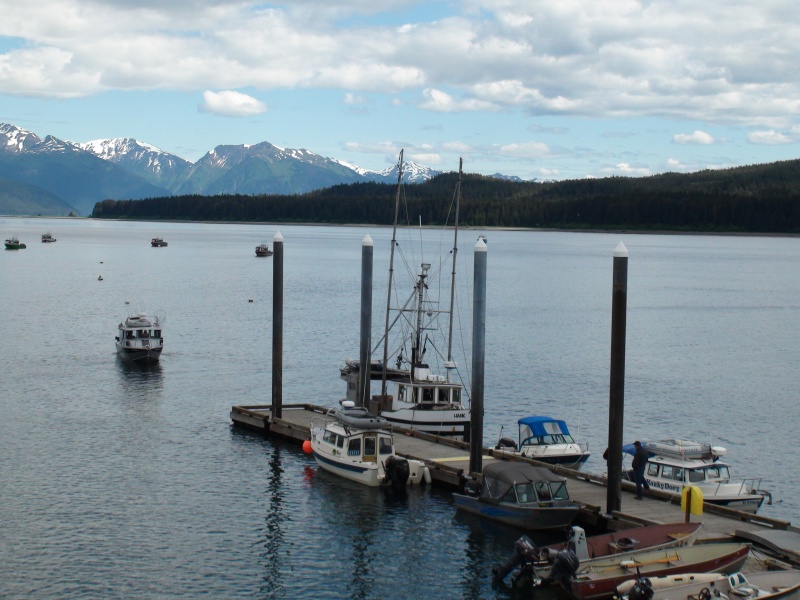 Another C-dory 22 at the Gustavus Dock
