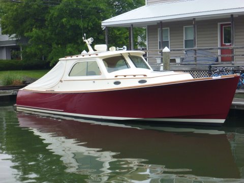 Another Hinckley these boats are jet drive an can do 40 knots new over a million used 400 to 800 thousand. Check out their web site www.Hinckleyyachts.com they are beautiful inside and out.