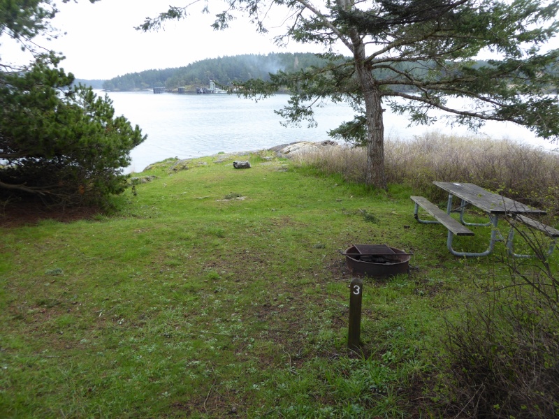 Another of the campsites on Blind Island
