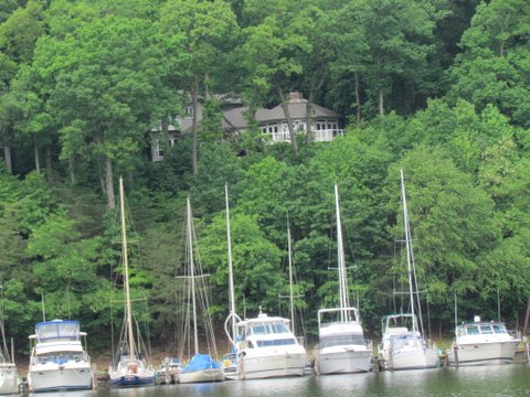 Another small marina a bit further up Clements Creek