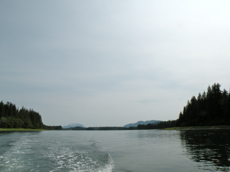 Another southbound view heading out of inlet