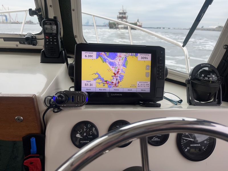Another View Of AIS Targets In Norfolk Harbor