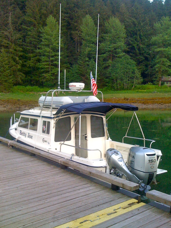 Another view of Betty Joe at Taku Harbor float