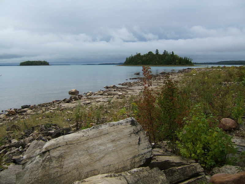 Another view of Drummond Island camp site.