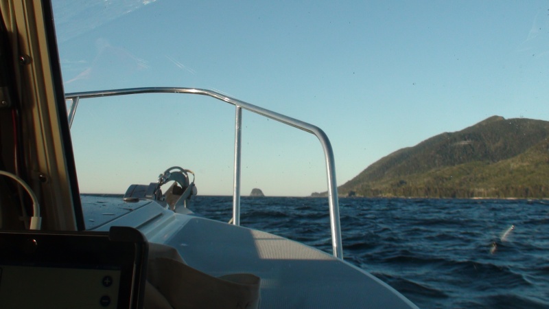 Approaching Cape Ommaney