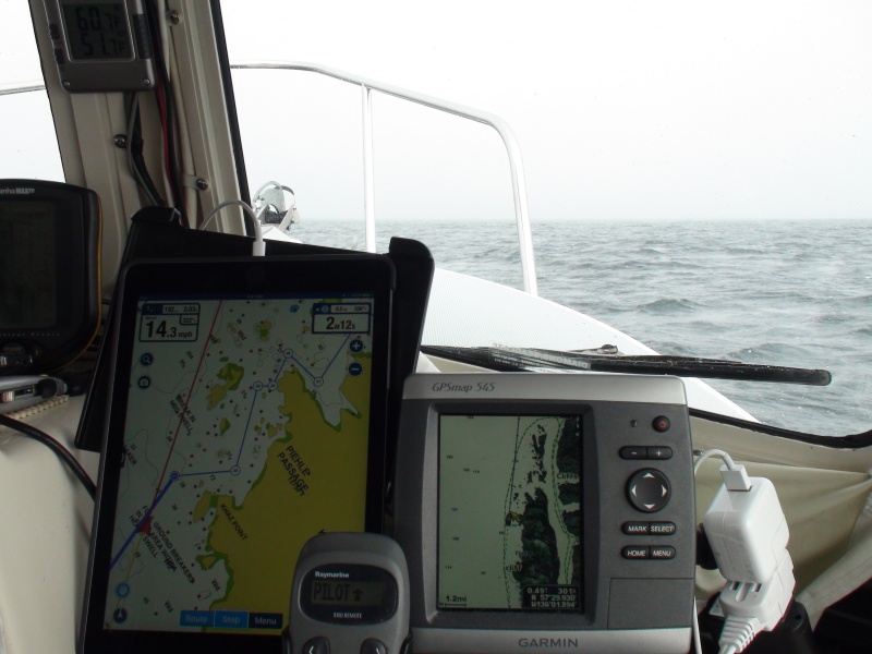 Approaching Piehle Passage in the fog