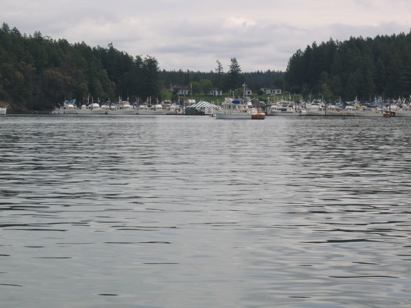 Approaching roche Harbor