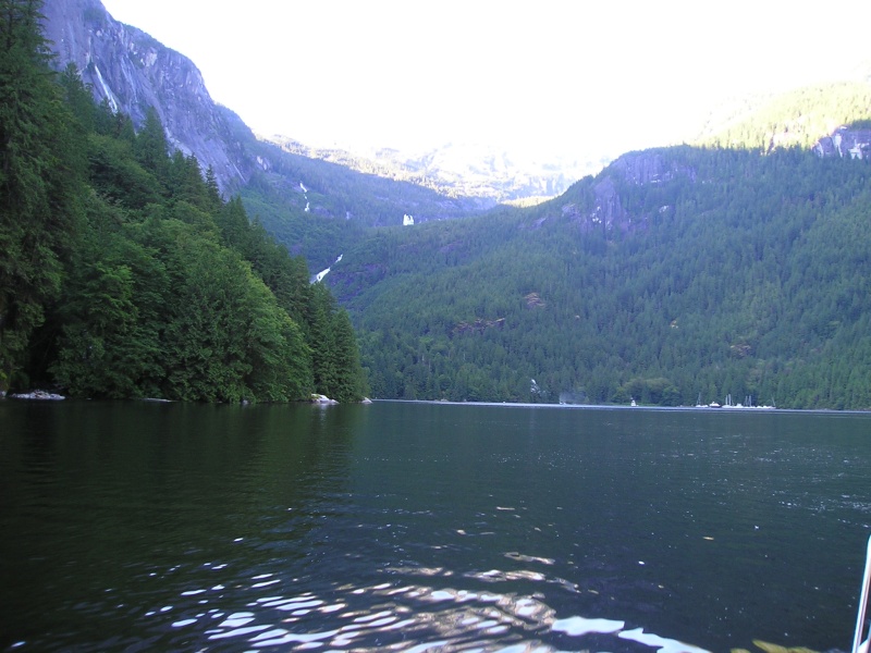 Approaching the Falls and Dock