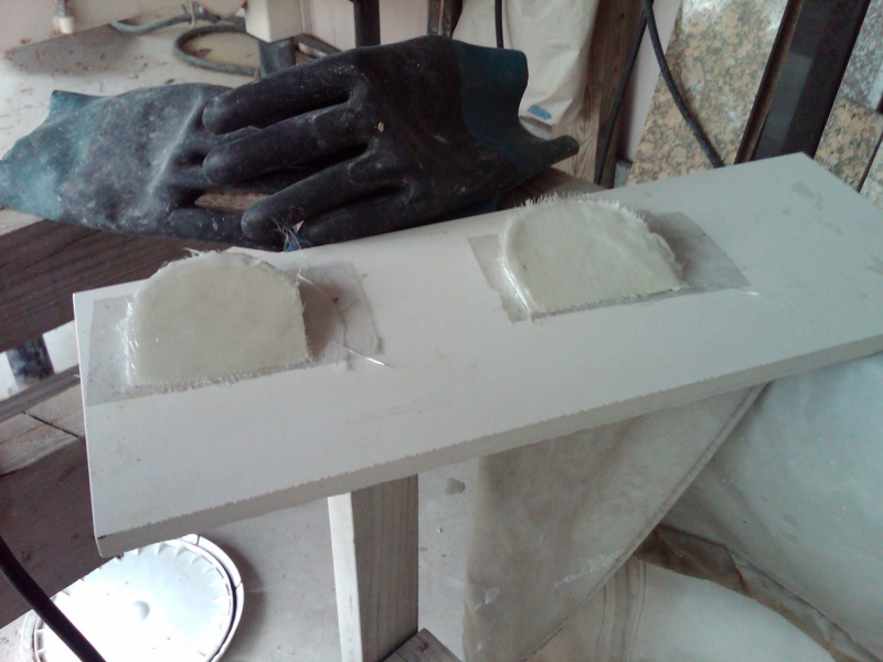 arch wedges epoxied