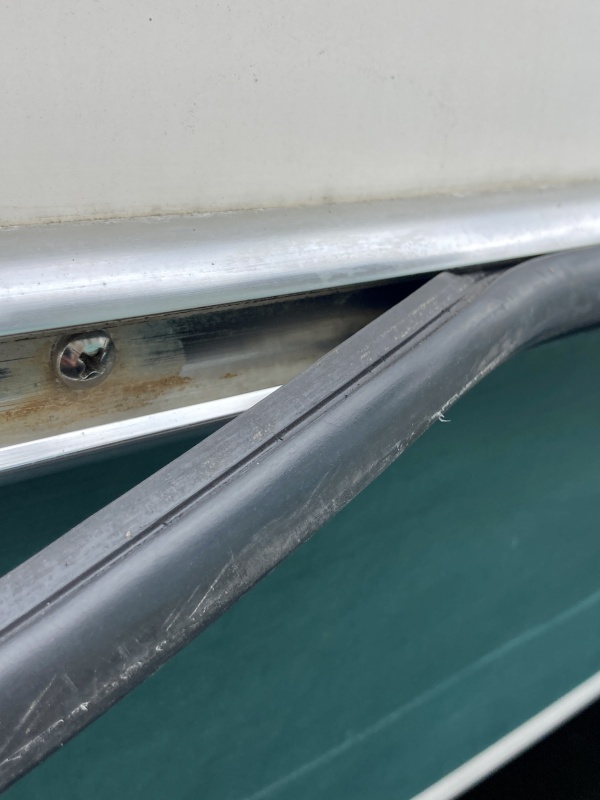 Aside from the trial and error of choosing the right length fasteners putting back the rubber was the part that took the longest.