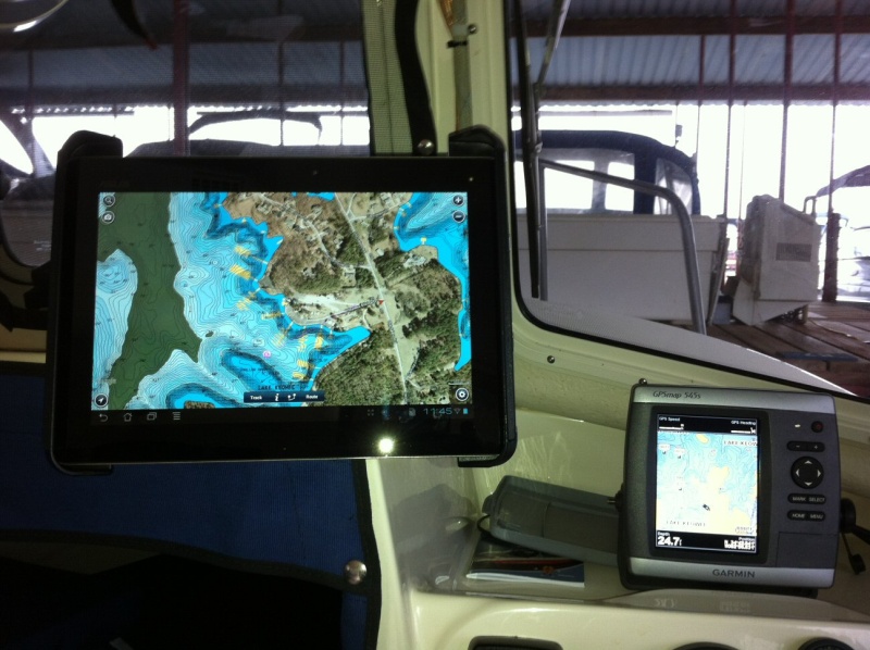 Asus Transformer Prime with Navionics app and Ram mount