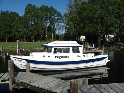 At dock after the test drive