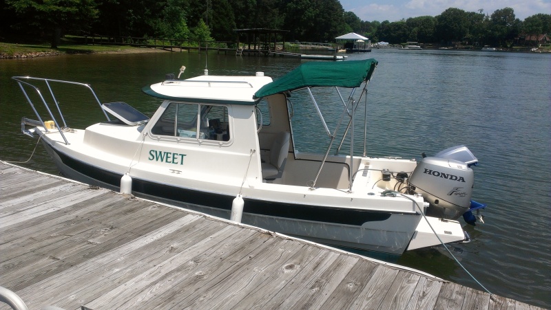 At Lake Norman for a day cruise.