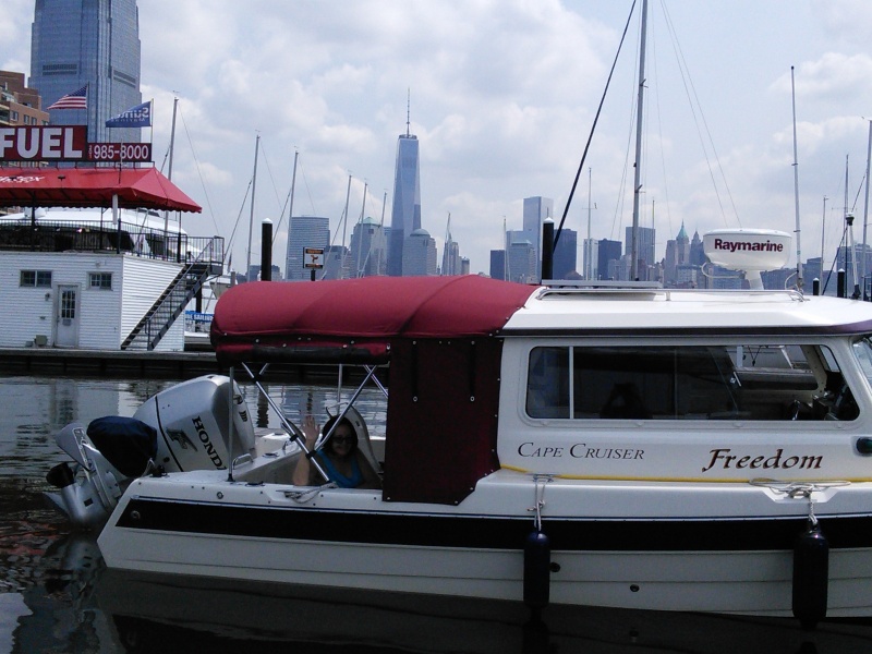 At Liberty Landing Marina in NJ, just across from Manhattan Island, NYC