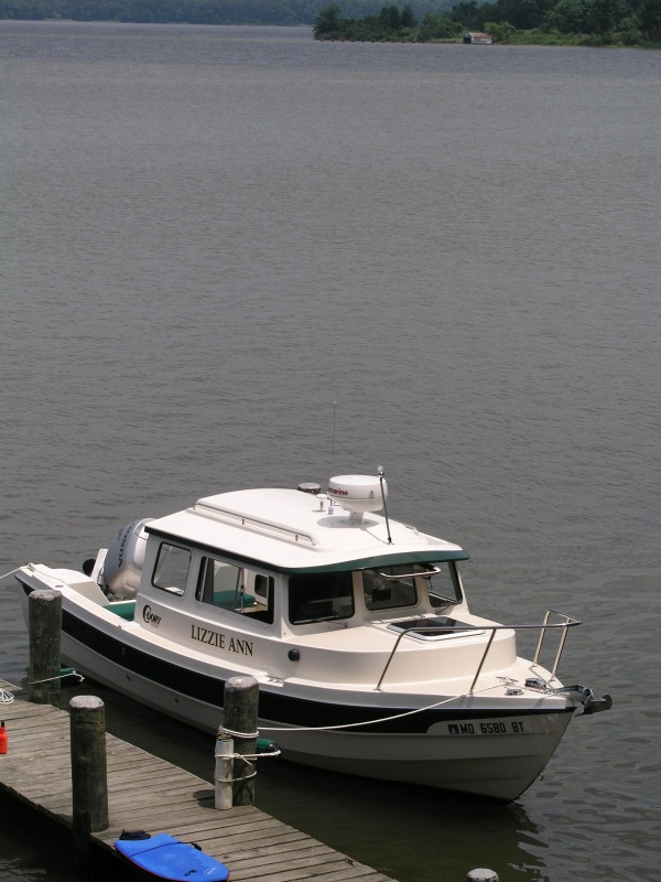 At Lou's dock, Pear Tree Pt.