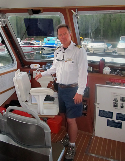 At the helm
