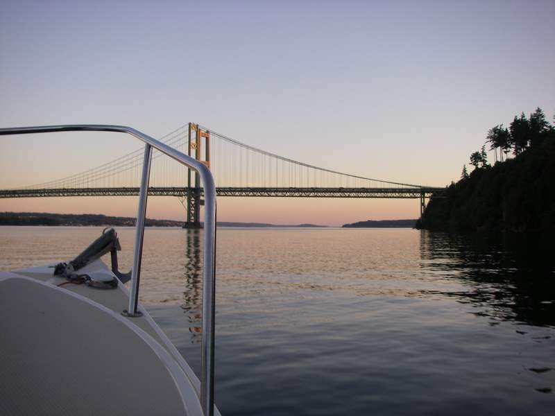 Aug evening Tacoma Narrows