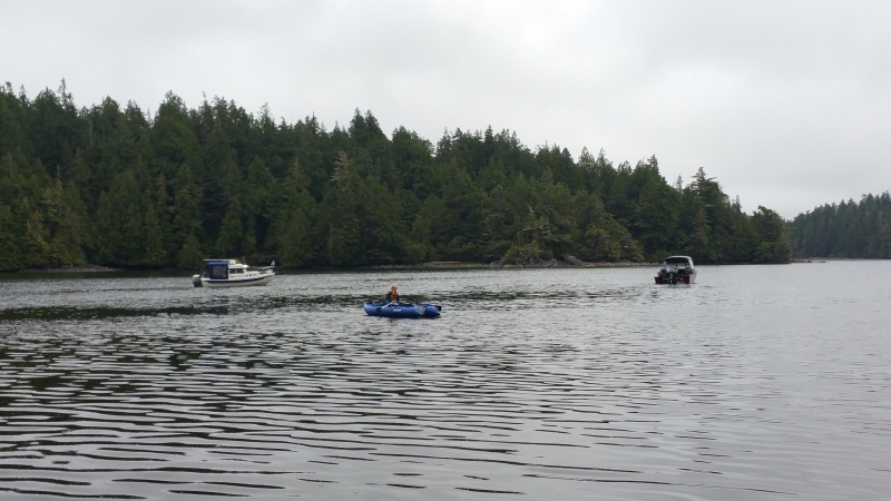 Aven did much of the shore to boat shuttles and is fast becoming a great little rower