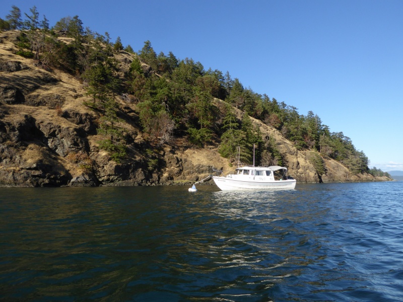 Back at the boat late Monday afternoon. Sometimes it almost seems windier inside Eagle harbor than out in the sound. I think the wind from the North gets caught by the island, then funneled down into the harbor.