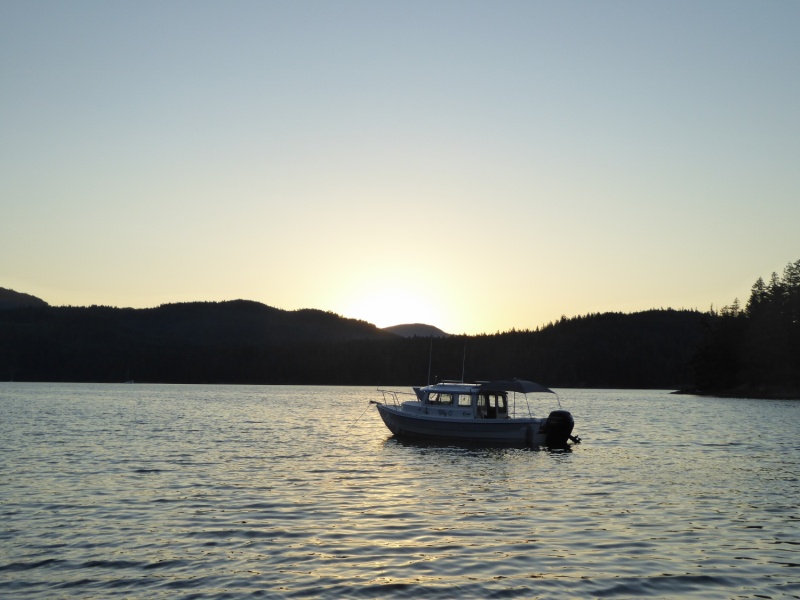 Back at the boat, winds kicked up finally after sunset