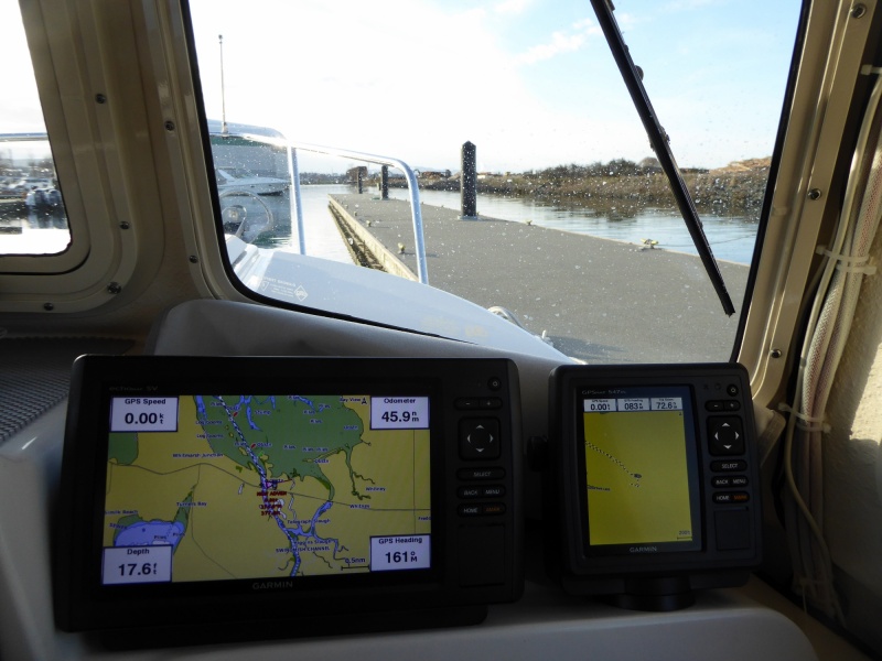 Back at the dock, 45.9 nm on this trip