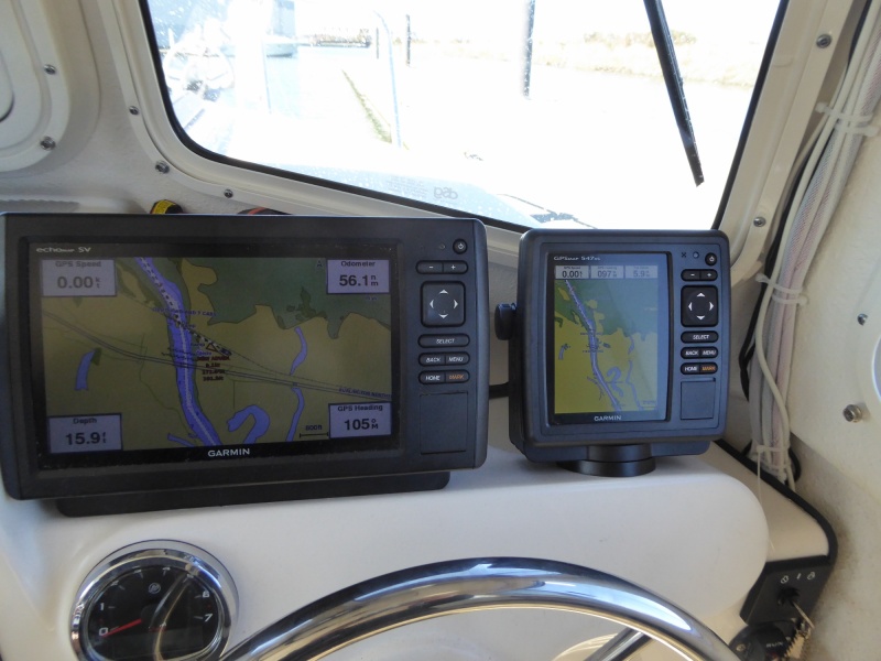 Back at the marina. 56.1 nm on this trip, now at 317 hours on the engine.