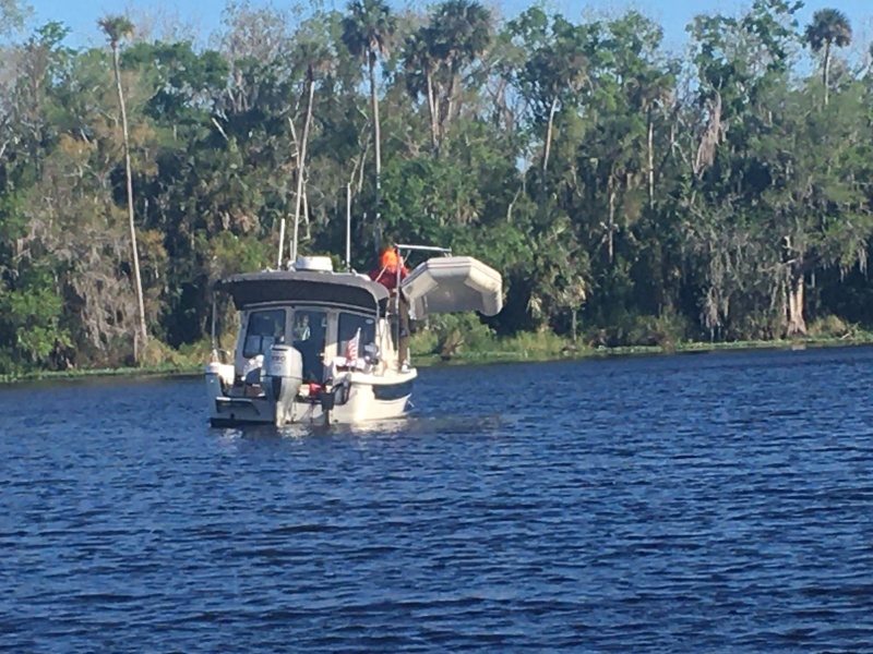 balanced and ready to swing aboard