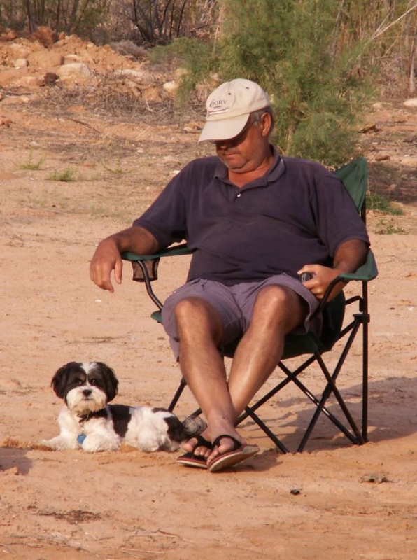 Baxter Adopted Chris at Rock Creek Canyon 9-19-08