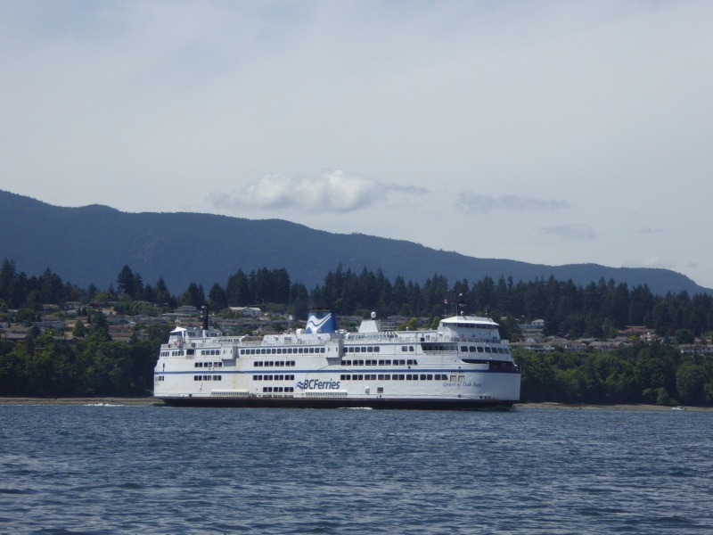 BC Ferry leaving Nanaimo