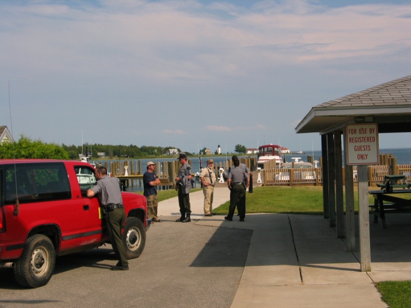 Beaver Island Harbormaster with DNR