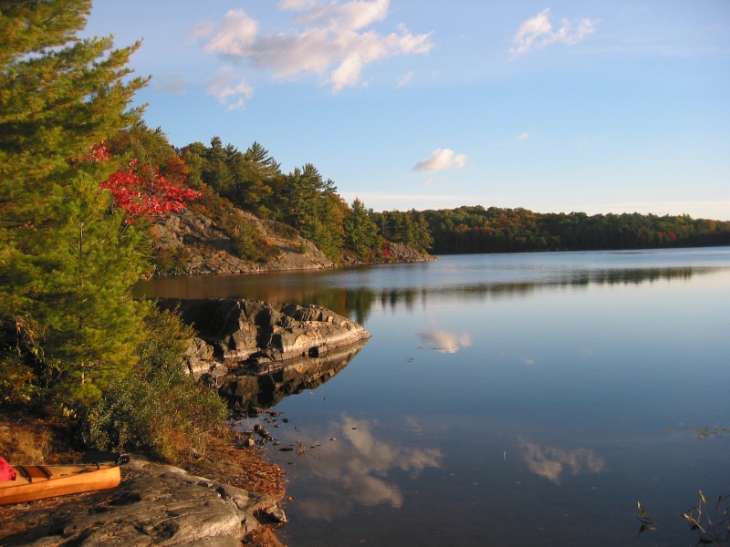 Beginning a days paddle, Massasauga Provincial Park