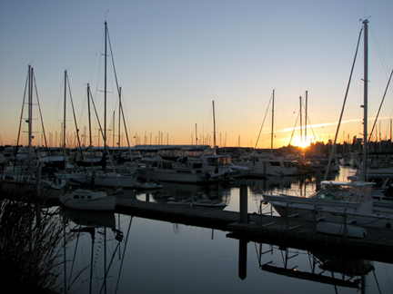 Bellingham at sunset