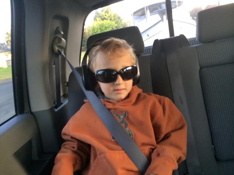 Ben heading to go shrimping 2014