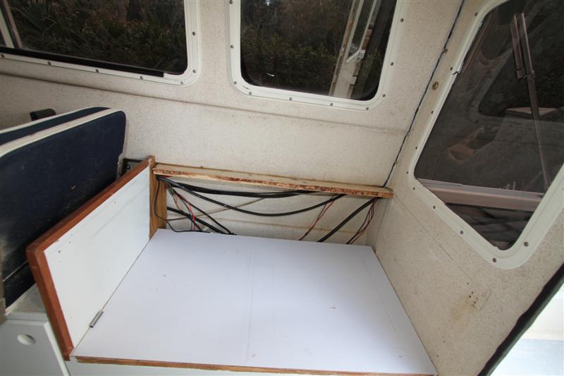 Bench seat removed (that was a chore!!)