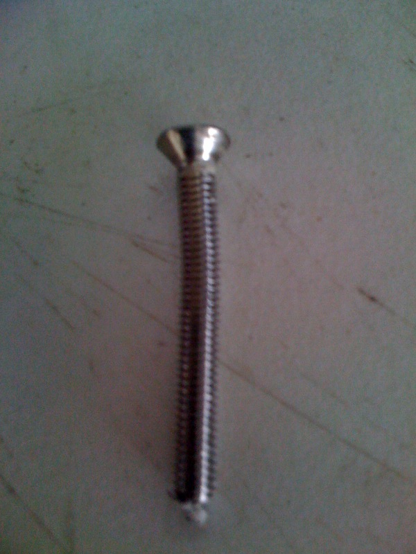 Bent Bolt from Roof Rack
