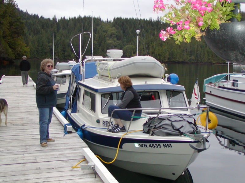 Bess C at Shawl Bay