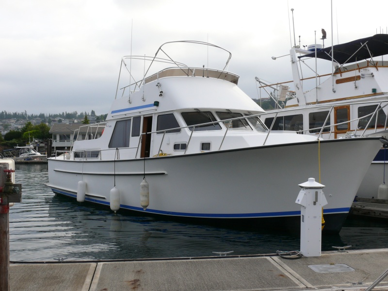 Bessie at dock before additions