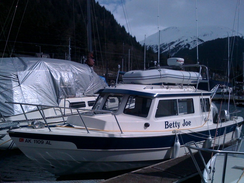 Betty Joe berthed in Aurora Harbor - Apr 2010