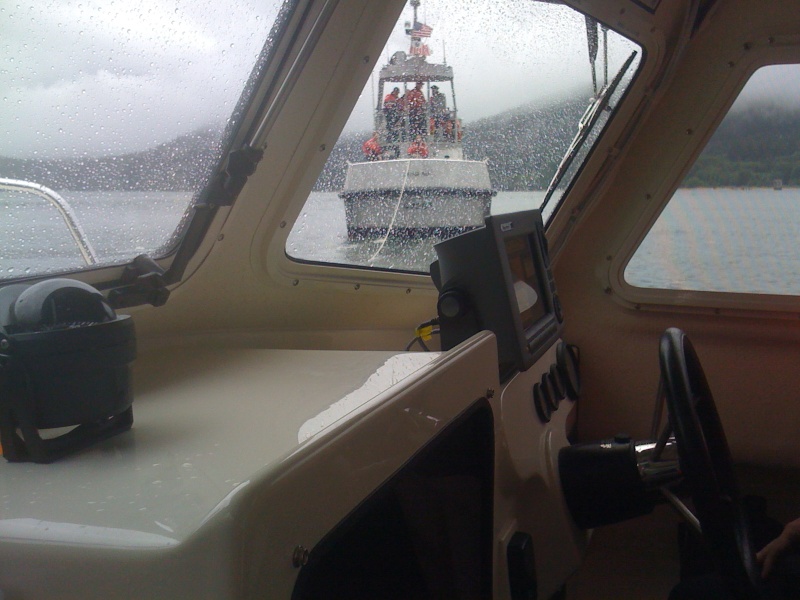 Betty Joe under tow