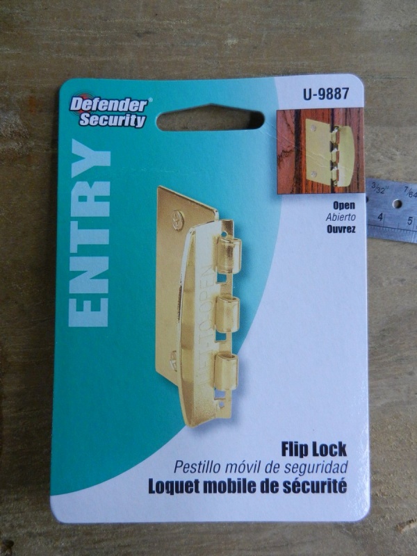 Big box store home security latch