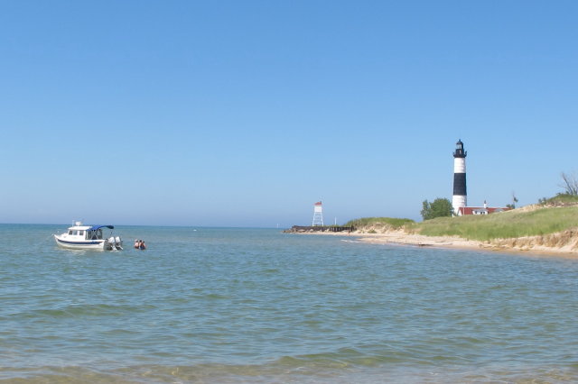 Big Sable Point, Lake Michigan North of Ludington.