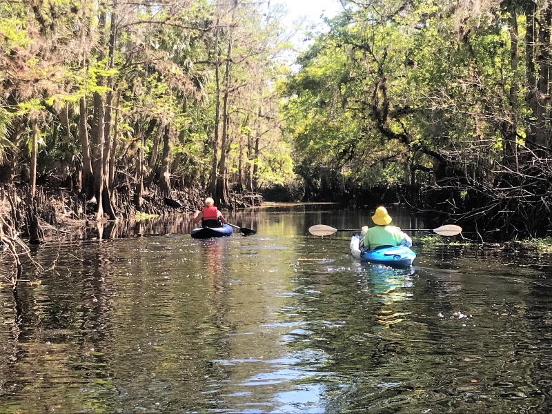 Bill and Rosanne Kayaking on Deep Creek