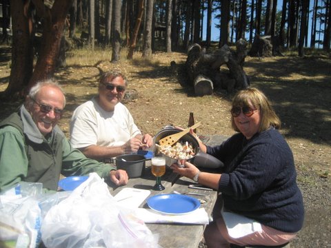 Bill, Pat and Patty at James Island